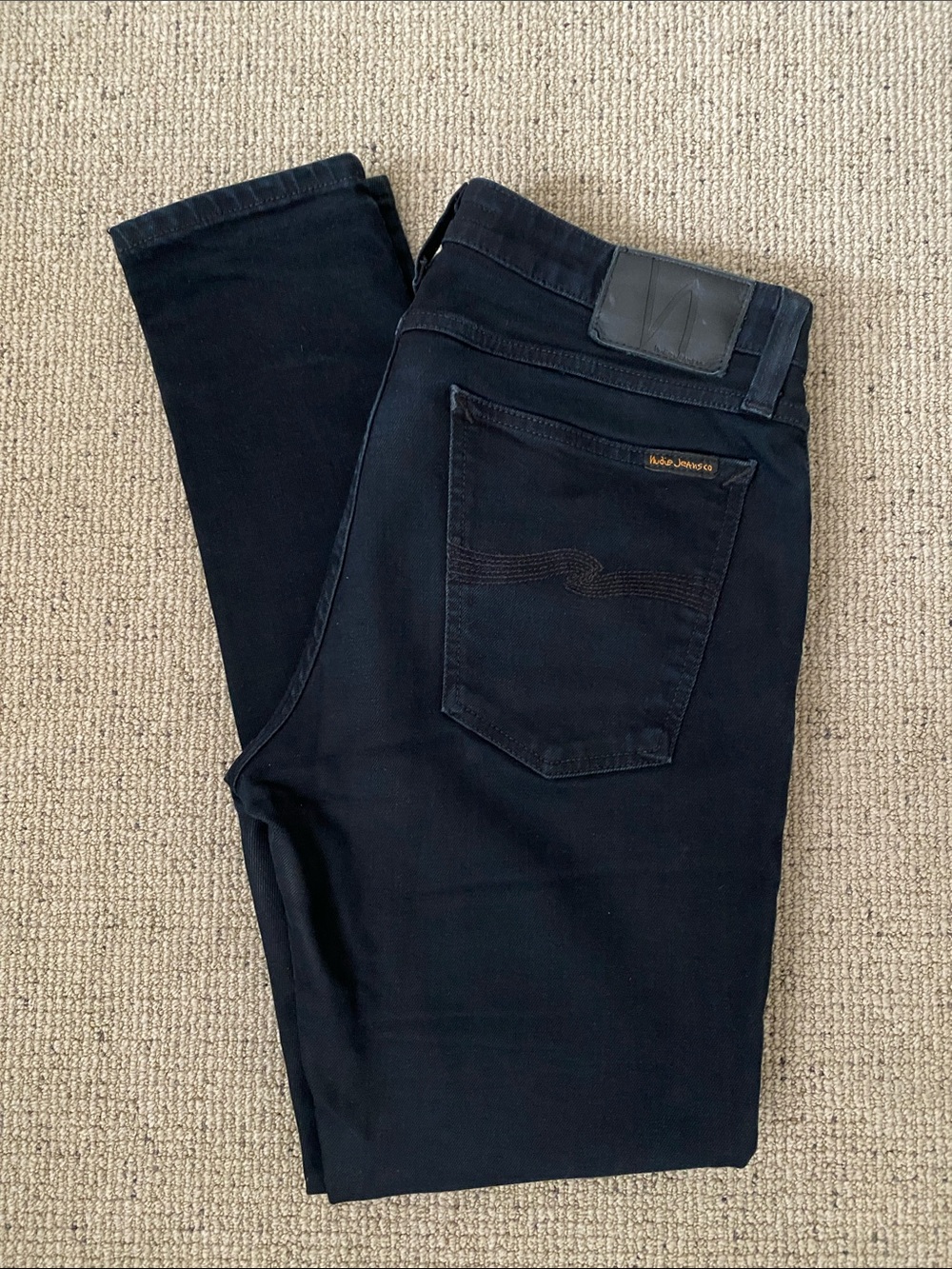 Nudie Jeans, Skinny Lin, black, W31 L30